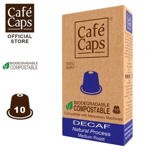 Nespresso Compatible Coffee Capsule - Cafecaps (1 Box X 10 Caps) | กาแฟแคปซูล รวมรส