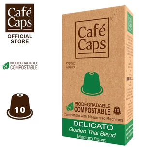 Nespresso Compatible Coffee Capsule - Cafecaps (1 Box X 10 Caps) | กาแฟแคปซูล รวมรส