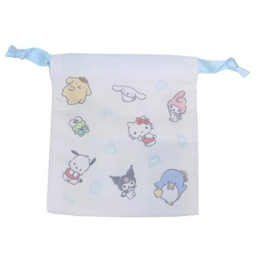 ถุงผ้ารูด ขนาด105x120มม. mx Sanrio kt mm ku pn pc cnเหมาะสำหรับเก็บของชิ้นเล็ก เช่น อุปกรณ์เสริมและหูฟัง กระเป๋าใส่กุญแจ