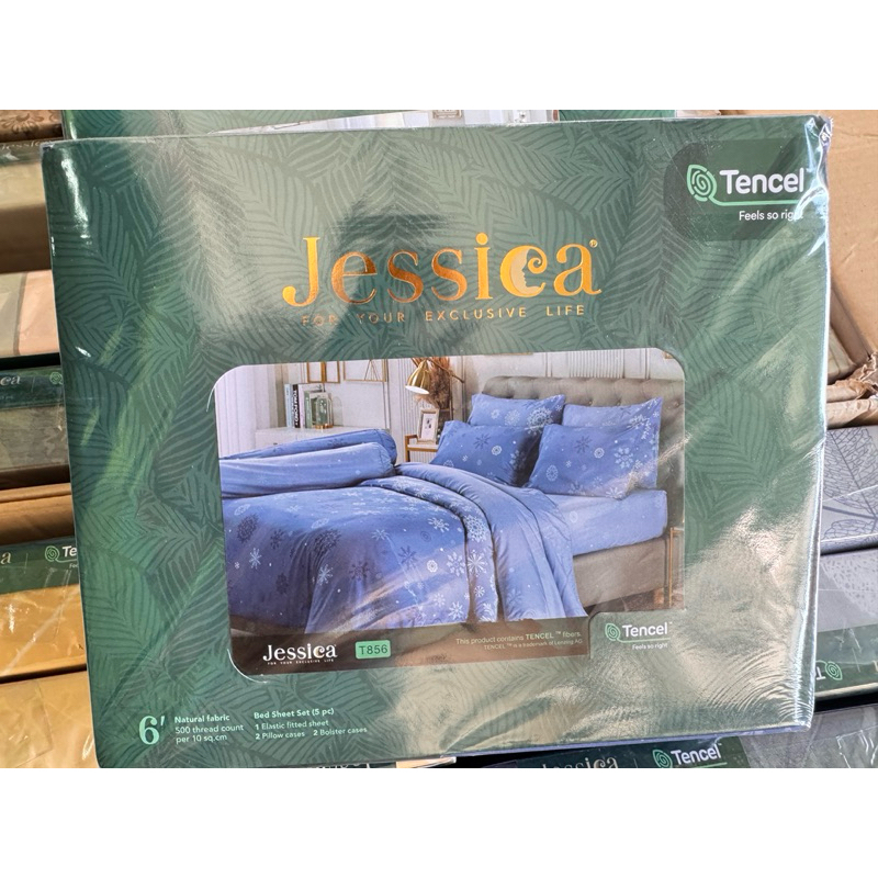 jessica tencel setผ้าปูที่นอน 6ฟุต 5ชิ้น