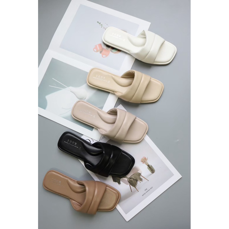 YOURSHOES U33 / รองเท้าแตะสุขภาพ รองเท้าแตะสวม รองเท้าแตะนิ่มๆ