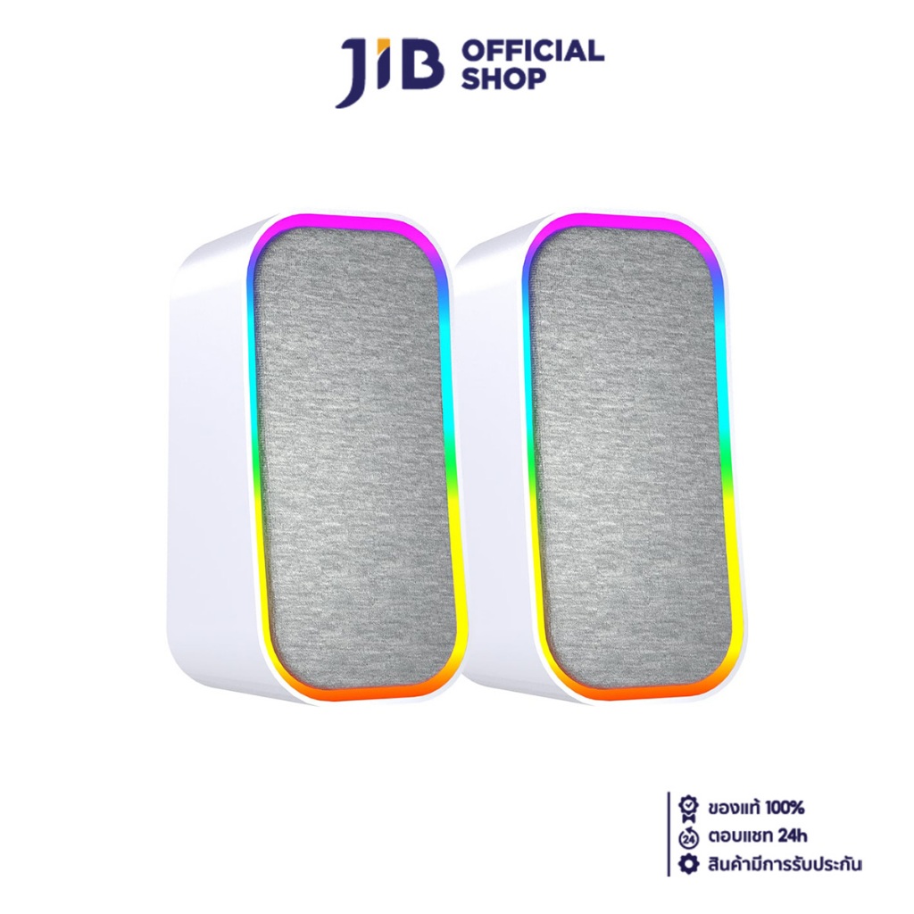 BLUETOOTH SPEAKER (ลำโพงบลูทูธ) FANTECH GROOVE GS304 - DUAL MODE GAMING RGB (WHITE)