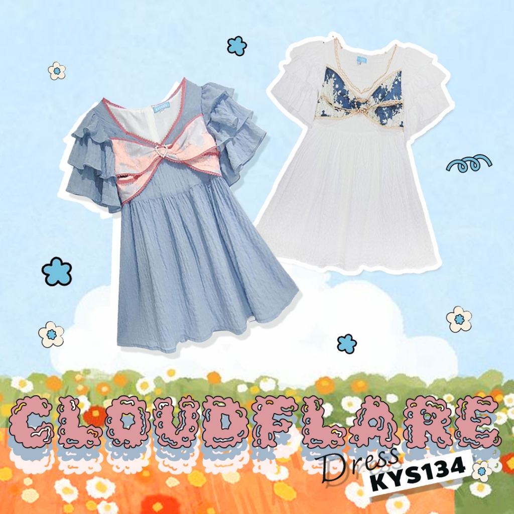 KAYASIS~ | KYS134 CLOUDFLARE MiNi DRESS