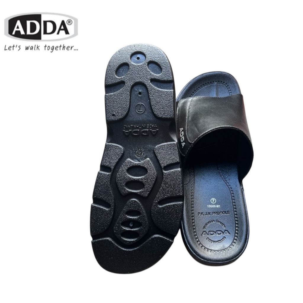 รองเท้าแตะ ADDA ของแท้ พื้นยางนิ่ม กันลื่น ใส่สบายเท้า รุ่น13G00 ไซร้7-10