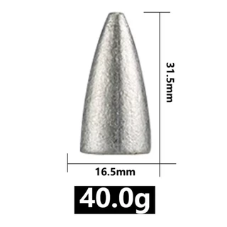 ตะกั่วตกปลาหน้าดิน ตะกั่วหัวจรวด ขนาด 5-40g ราคาสบายกระเป๋า