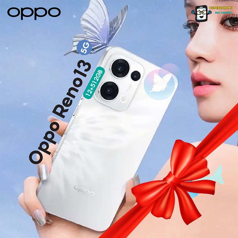 OPPO Reno 13รุ่น5G(12/512GB)(CPH2689)AMOLED ขนาด 6.59 นิ้ว FHD+ รีเฟรชเรท 120Hz(By Shopee  SuperTphone1234)