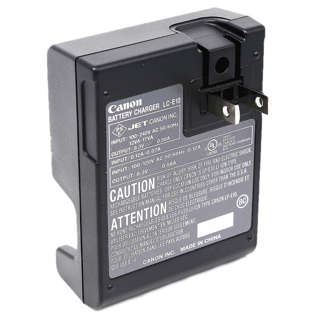 canon ของแท้ เครื่องชาร์จแบตเตอรี่ LC-E10C LC-E10 LC-E10E เครื่องชาร์จเข้ากันได้กับ Canon EOS Rebel T7,T6,T5,T3,T100,EOS