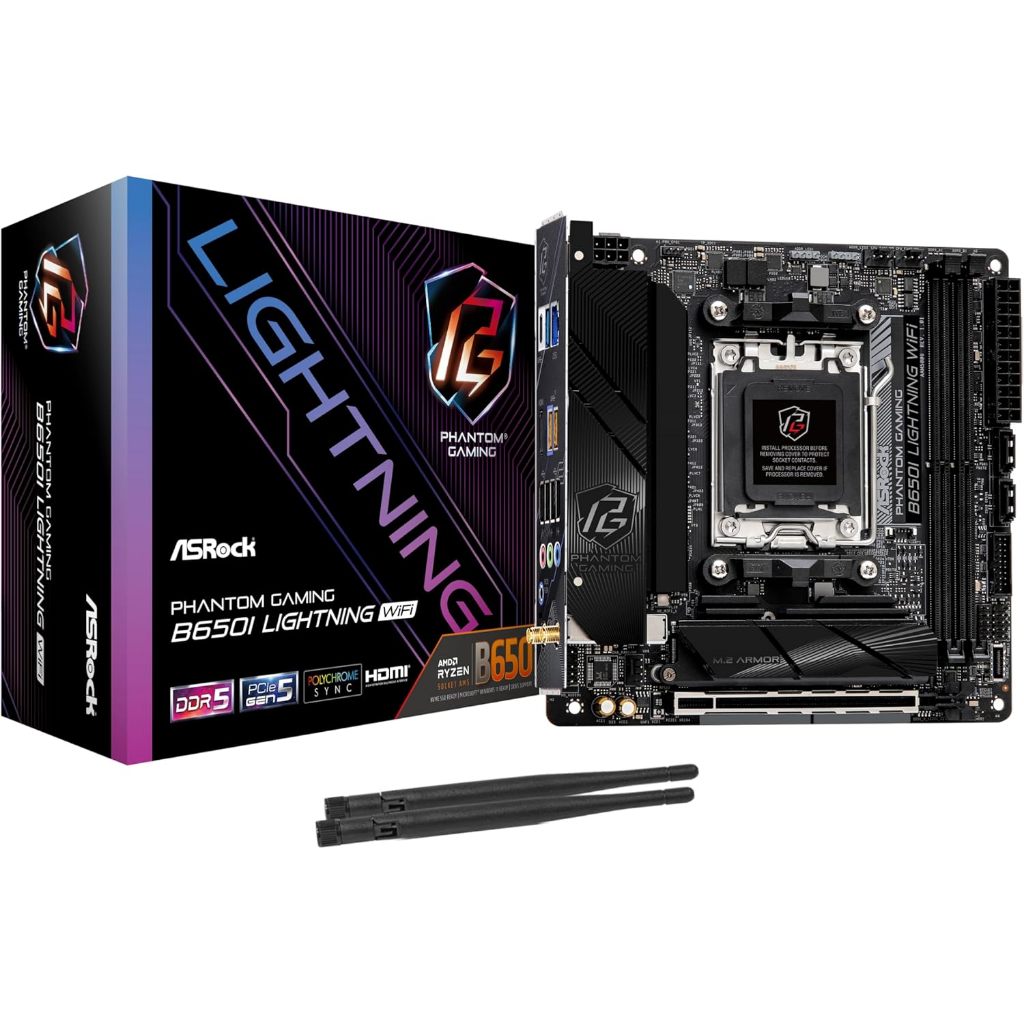 MAINBOARD (เมนบอร์ด) ASROCK B650I Lightning WiFi (AM5)