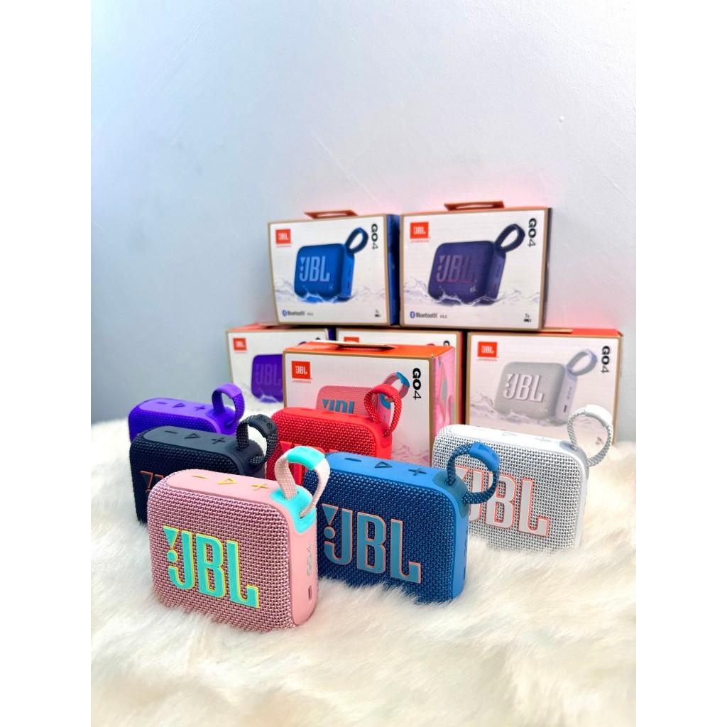 ลำโพงบลูทูธGO4 ลำโพงแบบพกพา กันน้ำ ลำโพงเชื่อมต่อ2ตัว แถมฟรีกระเป๋าลำโพง ประกัน1ปี Wireless Bluetooth speaker Go 4