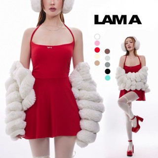 Beam Mini Dress Lama เดรสผ้าร่องซูพรีม