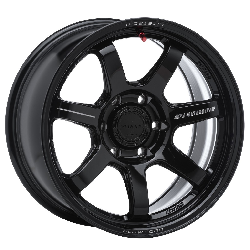 Lenso Wheel Venom VT7 ขอบ 18x9.0" 6รู139.7 ET+00 สีBKT ล้อแม็ก เลนโซ่ lenso18 แม็กขอบ18