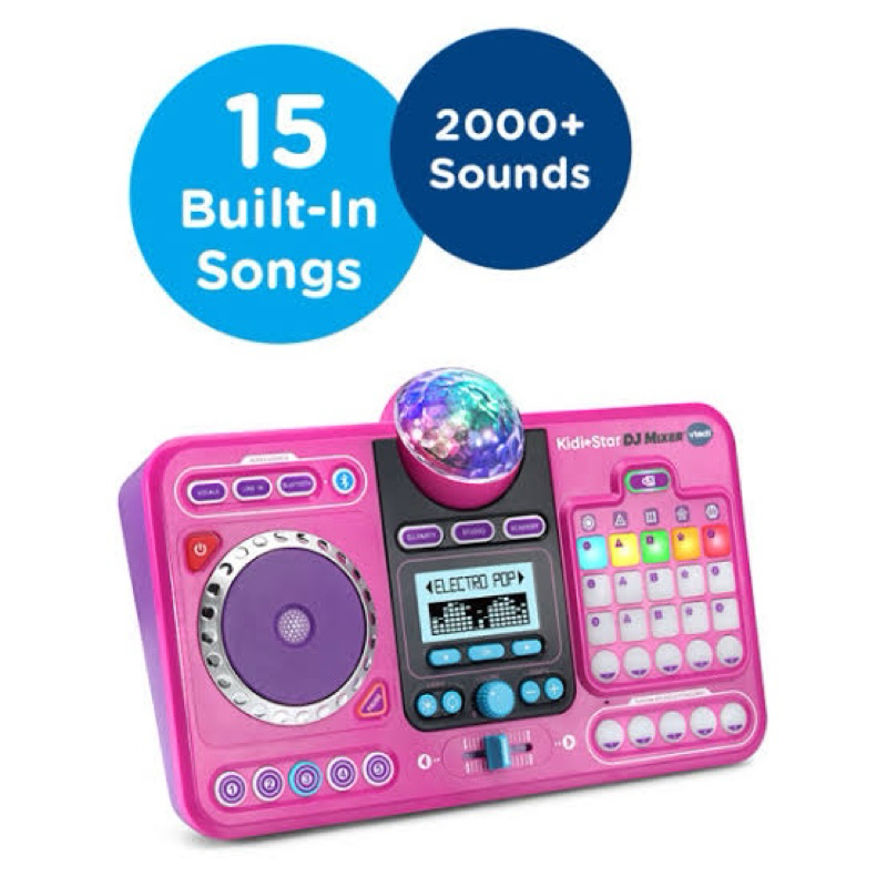 VTech KidiStar DJ Mixer Pink