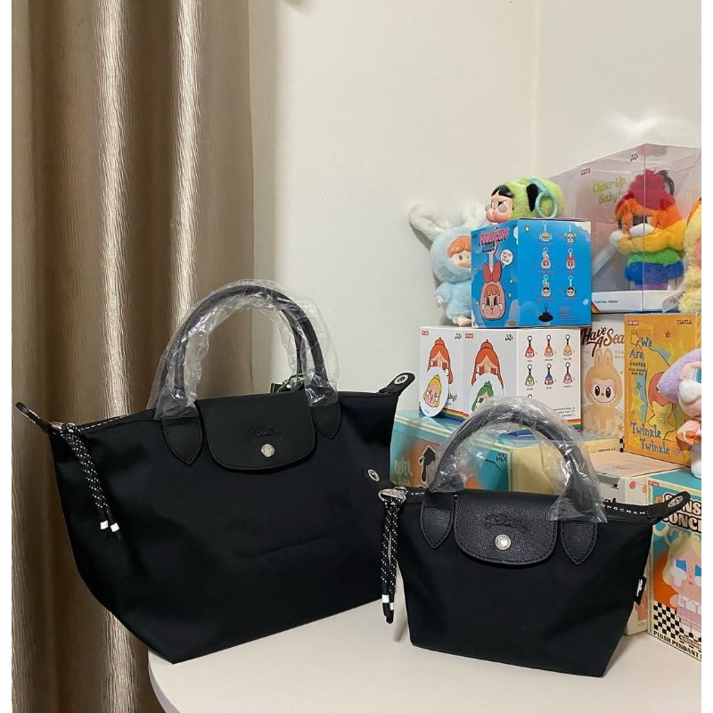 ปรับถอดสาย (การ์ด/ถุงกระดาษ) FRANCE ถือ/สะพายข้าง Econyl ไนล่อน XS/S/L Le Pliage Energy Top Handle กระเป๋าผู้หญิง