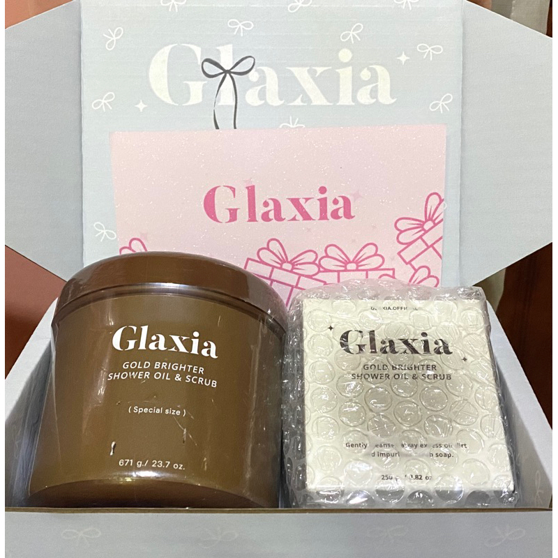 กลาเซียสครับโคลนทองคำGlaxia Gold พี่เบิ้มของใหม่ของแท้100%พร้อมส่ง🍪