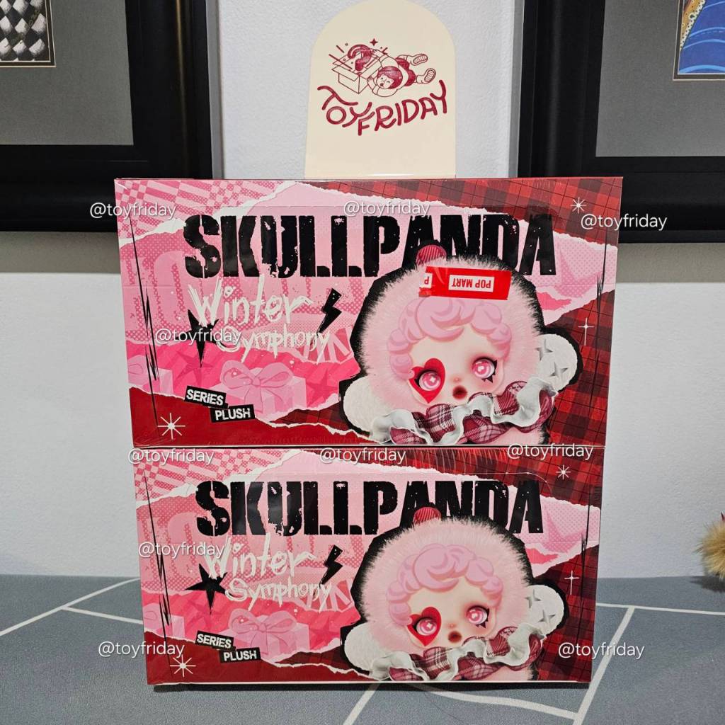 🇹🇭ใช้โค้ดลดได้ค่ะ พร้อมส่ง พวงกุญแจ SKULLPANDA Winter Symphony *ยกboxในซีล* toyfriday