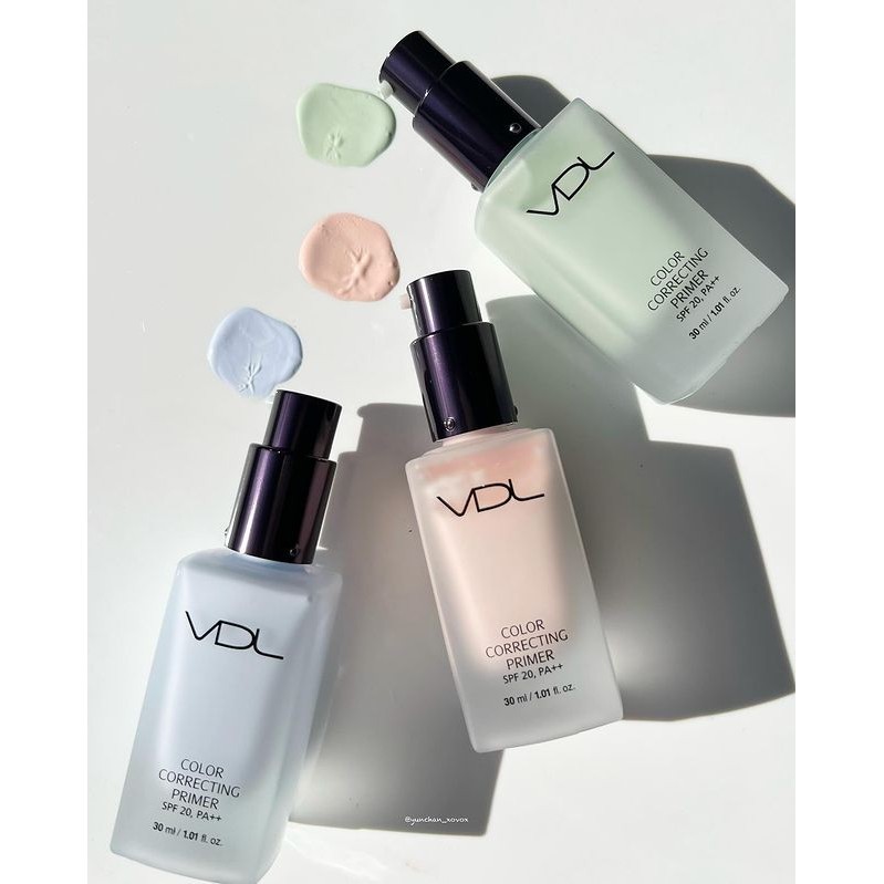 (มีสีฟ้า/พร้อมส่งทุกสี/ของแท้) VDL Color Correcting Primer SPF20, PA++ 13/30ml