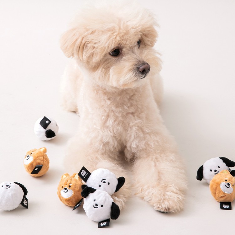 Bite Me Dog Balls Toy (2pcs) ของเล่นสุนัข นำเข้าจากประเทศเกาหลี