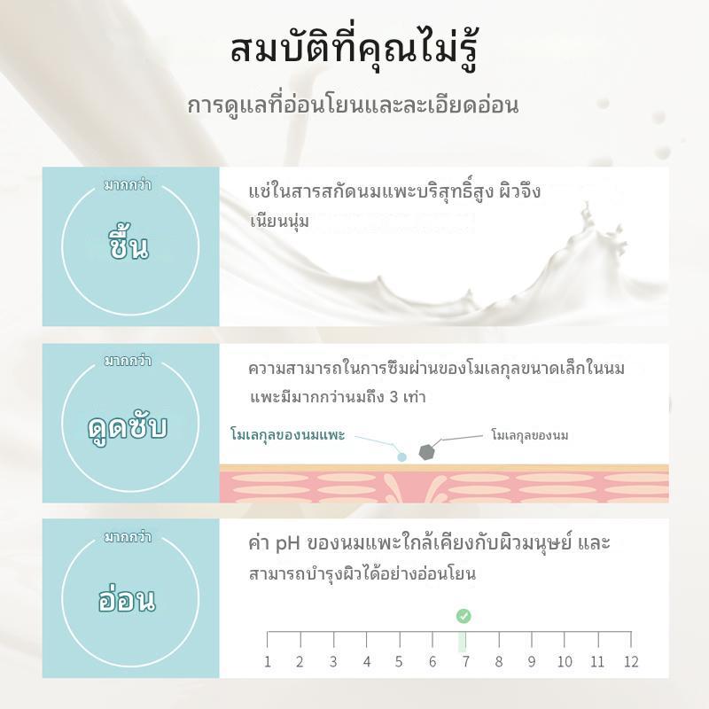 มาส์กมือ มาส์กเท้า Goat Milk สารสกัดจากนมแพะ บำรุงผิวลดเลือนริ้วรอยที่มือและเท้า เพิ่มความชุ่มชื้มให้ผิว นมแพะ - รูปที่ 2