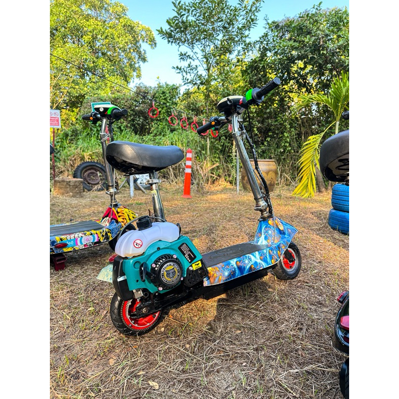 ชุดแปลงสกูตเตอร์น้ำมันครบชุดรวมเครื่องTiger2จังหวะระบบโซ่สเตอร์งานMilling cnc