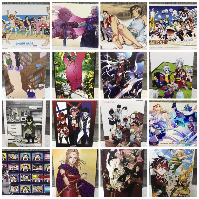 โปสการ์ด ประจำเล่มหนังสือการ์ตูนสยาม ชุด1 Siamintercomics สยามอินเตอร์คอมมิคส์