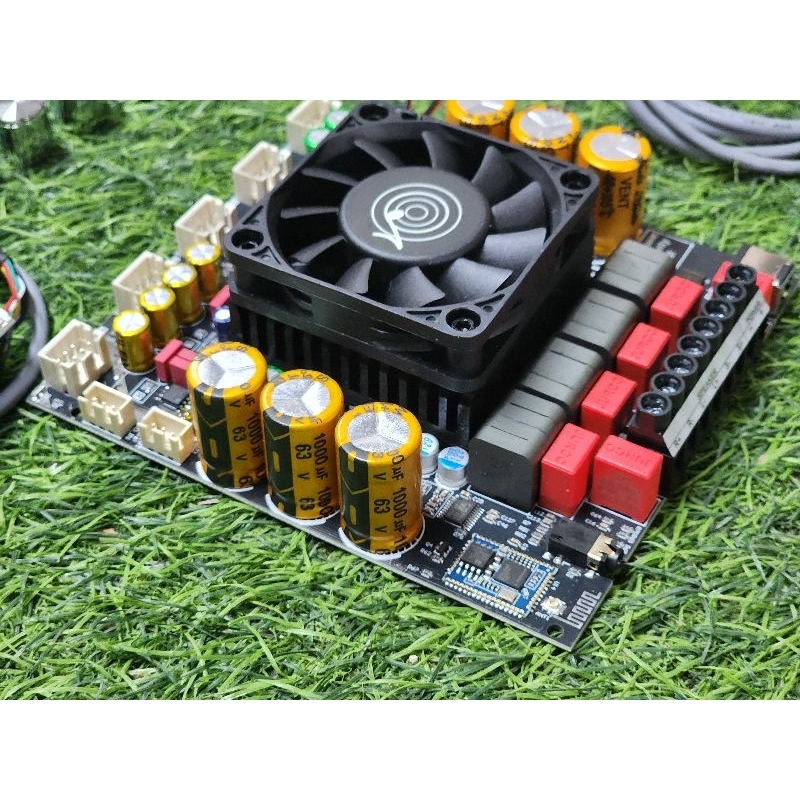 ZK-APTX3 (ย้าย วอลุ่ม) Wuzhii **ของแท้** 1200w (300w+300w+600w) ไฟDC 18-50VDC แอมป์จิ๋ว