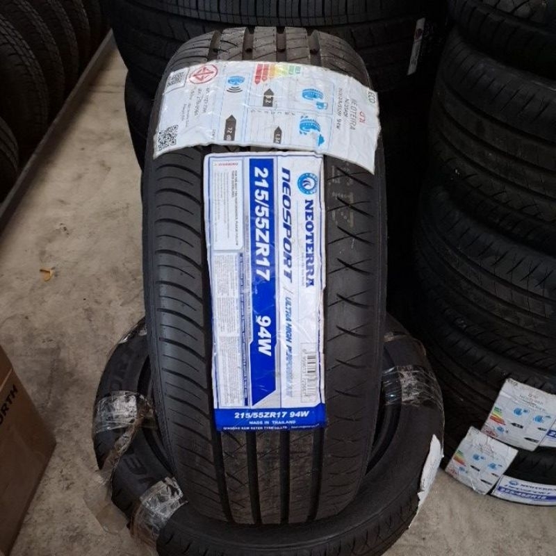 ยางไทย ยี่ห้อ NEOTERRA ไซส์ 215/55R17 ปี2024 รับประกัน บวม แตก 1ปี(ราคาต่อ1เส้น)
