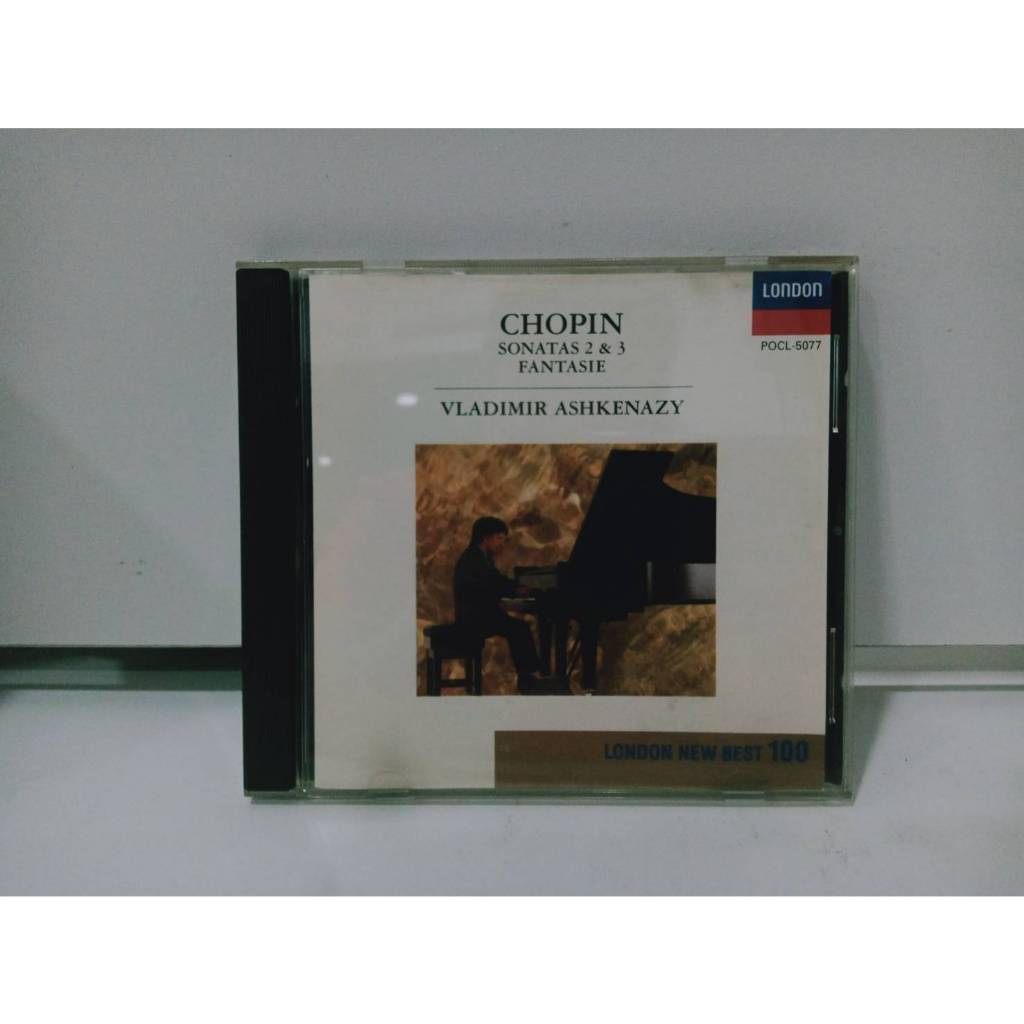 1  CD MUSIC ซีดีเพลงสากล CHOPIN PIANO SONATAS NOS.2 & 3/FANTASIE  Vladimir Ashkenazy (B8A99)