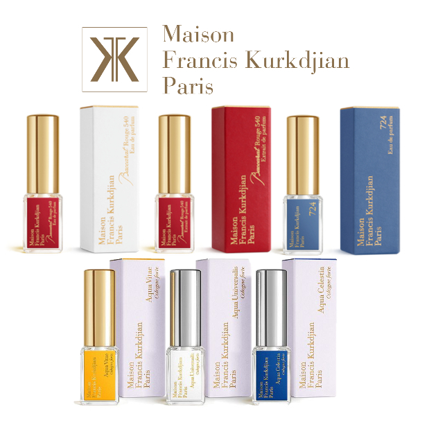 MFK Maison Francis Kurkdjian TRAVEL SIZE 5ML - 724 / BACCARAT ROUGE 540 / OUD satin mood / A la rose