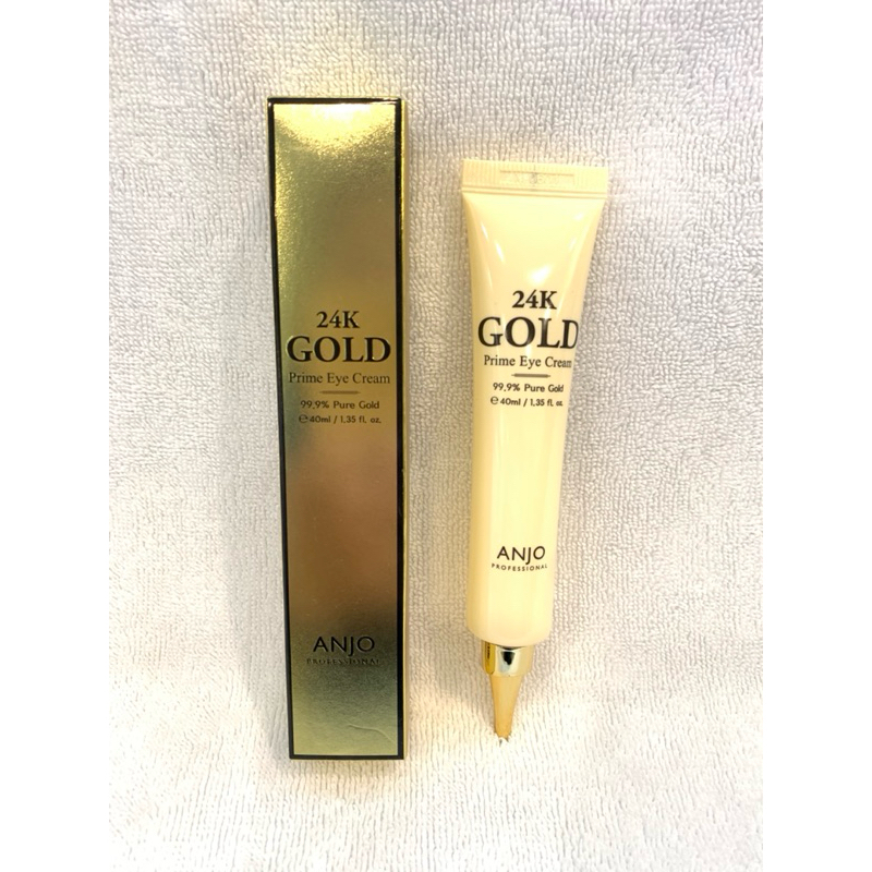 24KGold Eye cream 99.9%goldครีมบำรุงผิวรอบดวงตาpure Gold.ช่วยบำรุงใต้ตา ANJO 24K Gold Eye Cream40ml.