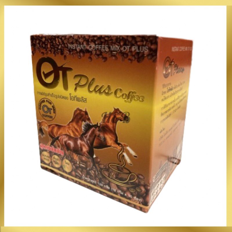 OT PLUS Coffee กาแฟสำเร็จรูป [1 กล่อง x 10 ซอง]