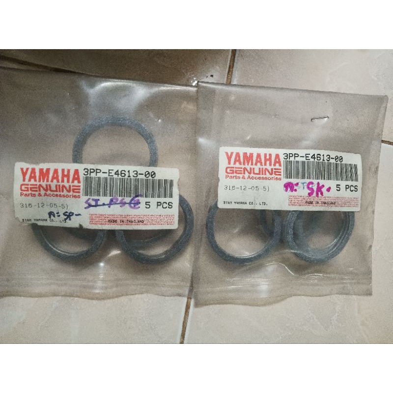 ประเก็นคอท่อแท้ y100,y111,Belle รหัสอะไหล่ 3PP-E4613-00