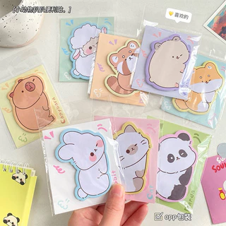 [ส่งไว 1 วัน จากไทย] กระดาษโน๊ต การ์ตูน Capybara โพสติด คาปิบาร่า ตัดขอบ กระดาษโน้ต ใบกำกับภาษี E-tax แจกลูกค้า