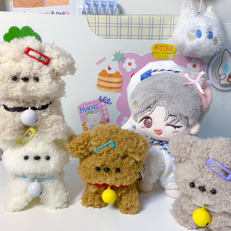 ♡ พร้อมส่ง Fluffy families 2 | Fluffy dog keychain พวงกุญแจน้องหมา
