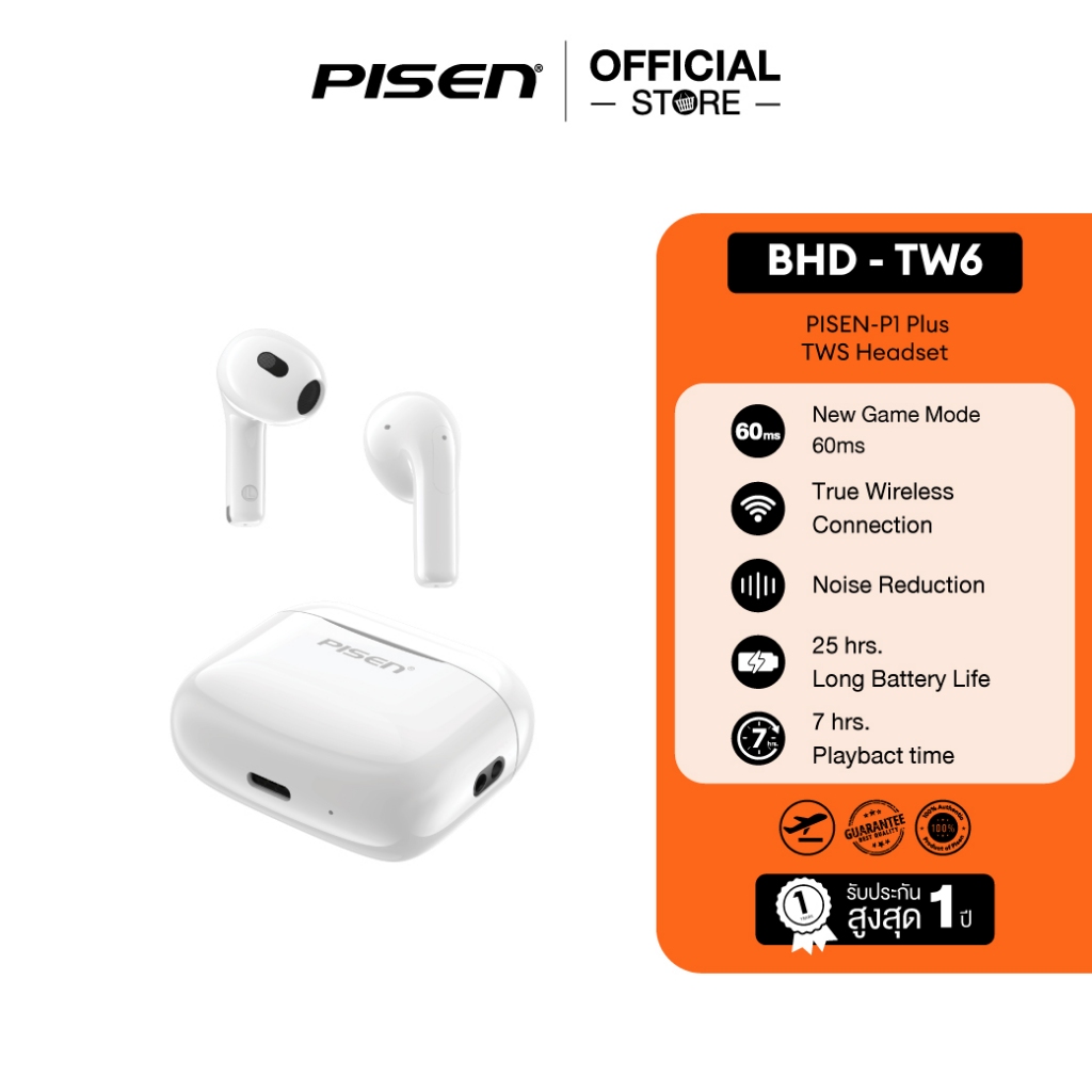 PISEN Buds P1 Plus True Wireless (BHD-TW6)