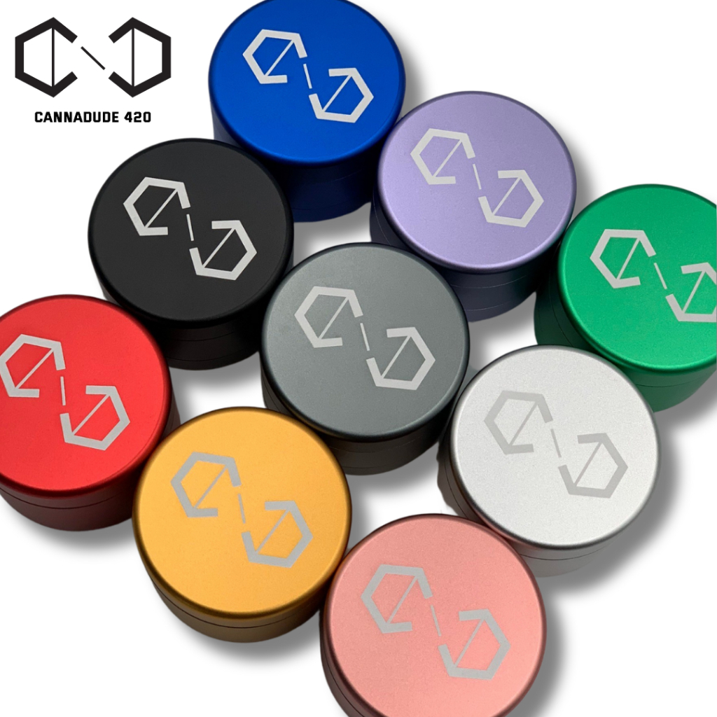 Cannadude Grinder - Apollo Series ไกรน์เดอร์สมุนไพร ใบมีด เหมือน Flowermill Grinder อุปกรณ์บด เครื่องบด