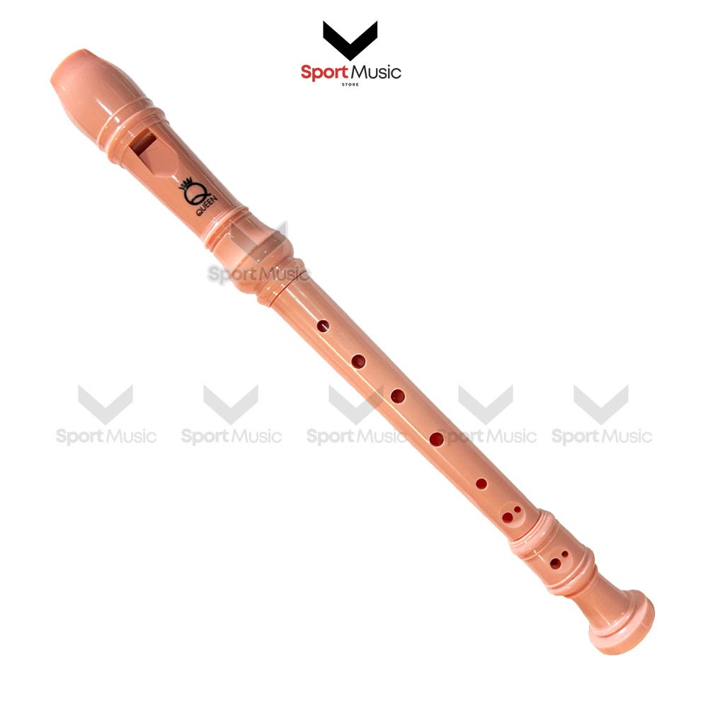 King / Queen ขลุ่ย Recorder รุ่น 23 - สีครีม พาสเทล ขลุ่ย 3 ท่อน ถอดล้างได้