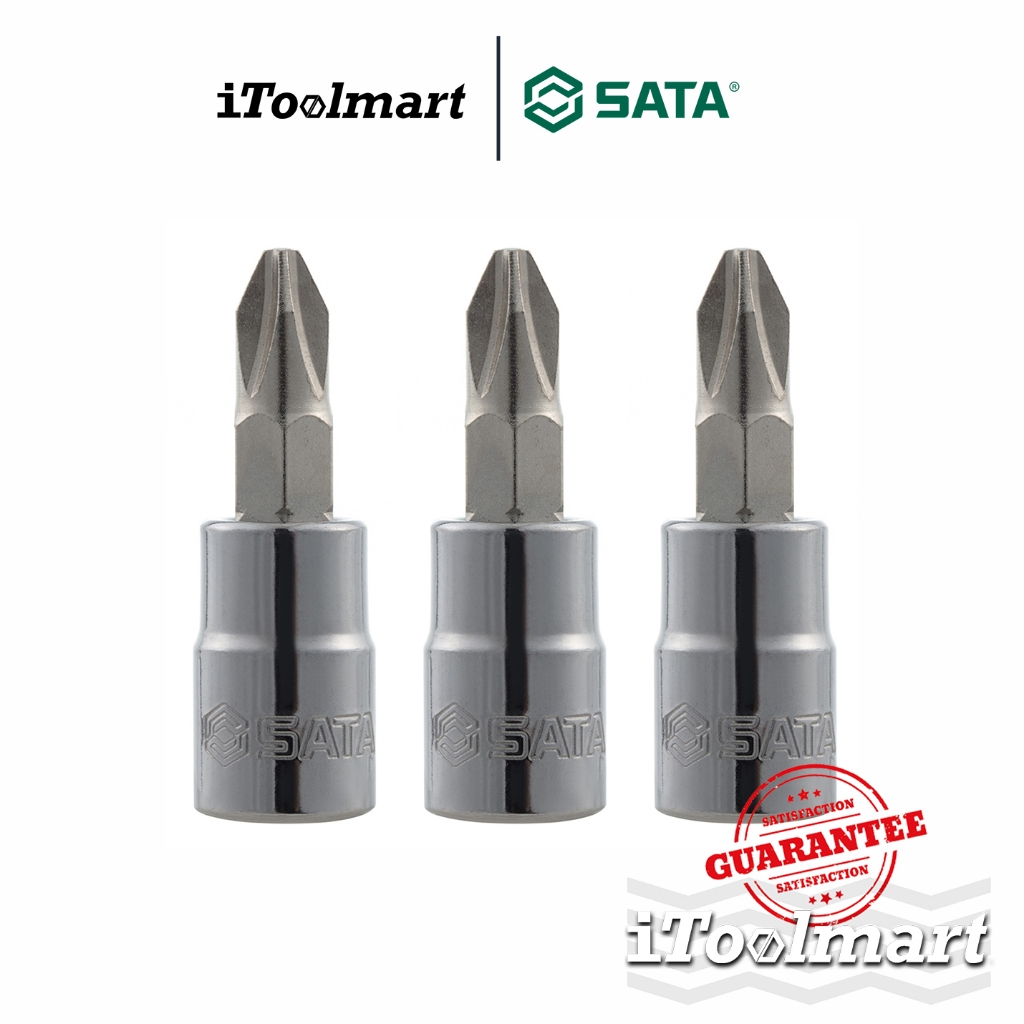 ลูกบล็อกเดือยโผล่แฉก 1/4 นิ้ว PH1-3 SATA ความยาว 37 มม.