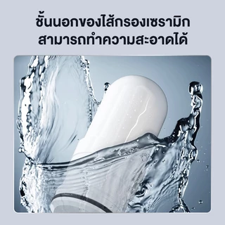 SUPERWASHแบบปุ่มกด เครื่องกรองน้ำหัวก๊อก กรองน้ำ10ชั้น ติดตั้งง่าย ตัวกรองเซรามิก ต่อเข้ากับหัวก๊อกต่างๆได้ถึง99%