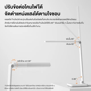 Xiaiomi Desk Lamp 2 Lite โคมไฟตั้งโต๊ะ โคมไฟตั้งโต๊ะ โคมไฟอ่านหนังสือ ปรับความสว่างได้ 3 ระดับ