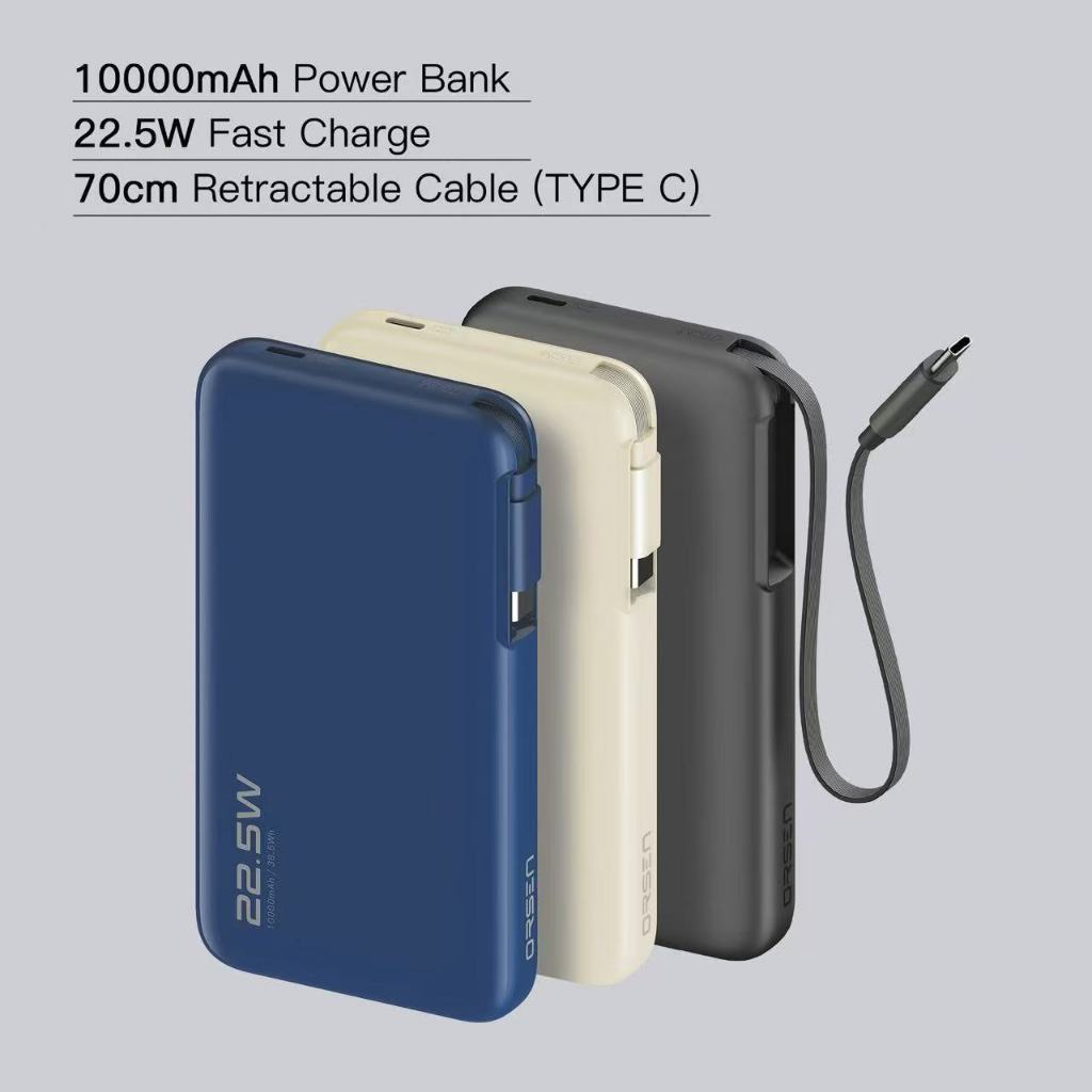 Orsen&Eloop E60 Power Bank 10000mAh PD22.5W Super Fast รูปที่ 3