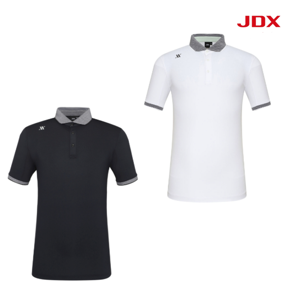 JDX Golf เสื้อกอล์ฟผู้ชายแขนสั้น