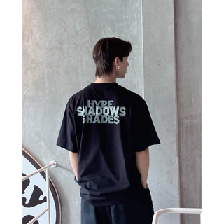 Hype It - Hype Shadow เสื้อยืดแขนสั้นทรง Oversized แบรนด์ Hype It (คอไม่กว้าง ทรงไหล่ตก)