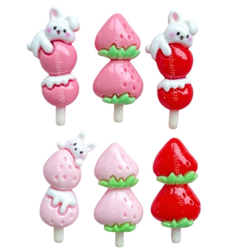 เรซิ่นถังหูลู่ เรซิ่นของหวาน เลือกได้ เรซิ่นDIY อุปกรณ์ตกแต่งเคสโทรศัพท์ ตัวติดวิปครีมปลอม