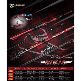 คันไพโอเนียร์ นินจา คันตีเหยื่อปลอม X-CROSS รุ่นใหม่ล่าสุด 2025