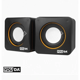 YOUDA ลำโพงคอมพิวเตอร์ 2.0 รับประกัน 1ปี พร้อมที่ปรับระดับเสียง ลำโพงUSB Y-101Z ลำโพงUSB ชุดลำโพง2.0 ลำโพงคอม สเตริโอ2.0