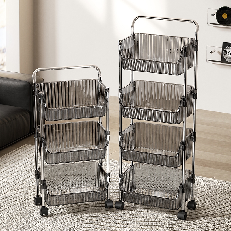 Dear Home ชั้นวางของในห้องครัว ชั้นเก็บผักผลไม้ขนม 2/3/4ชั้น พร้อมล้อเลื่อน - รูปที่ 2