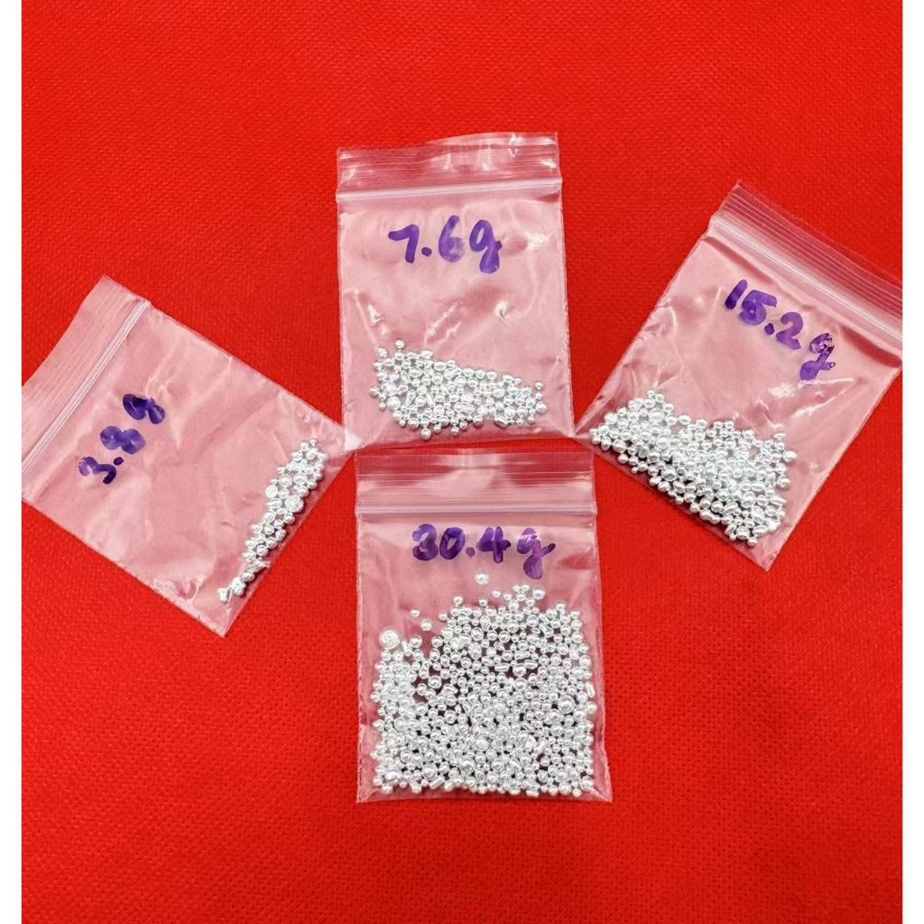 เม็ดเงินนอกแท้ 100% SILVER 100% เม็ดเงินร้อยเม็ดกลมสวย รับประกันคุณภาพสิน ( ราคาอาจเปลี่ยนแปลงตามราคาตลาด แต่ราคาที่นี่)