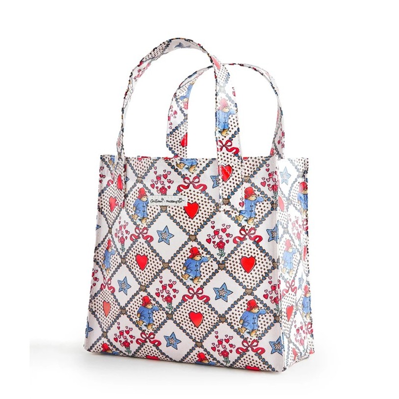 Cath Kidston Female Small Bookbag Paddington Check Ecru