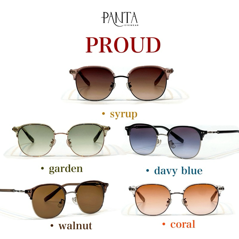 PANTA | PRD รุ่น PROUD (พราวด์) แว่นกันแดด uv400 ขานิ่มเนื้อเจล