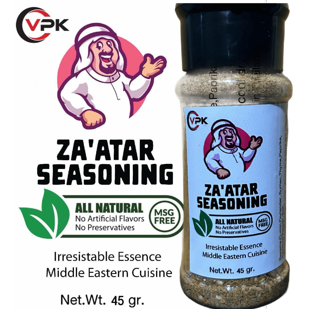 Za'atar Seasoning, Zaatar Spice Blend, Zahtar Seasoning, Irresistible Essence of Middle Eastern Cuisine-45gr